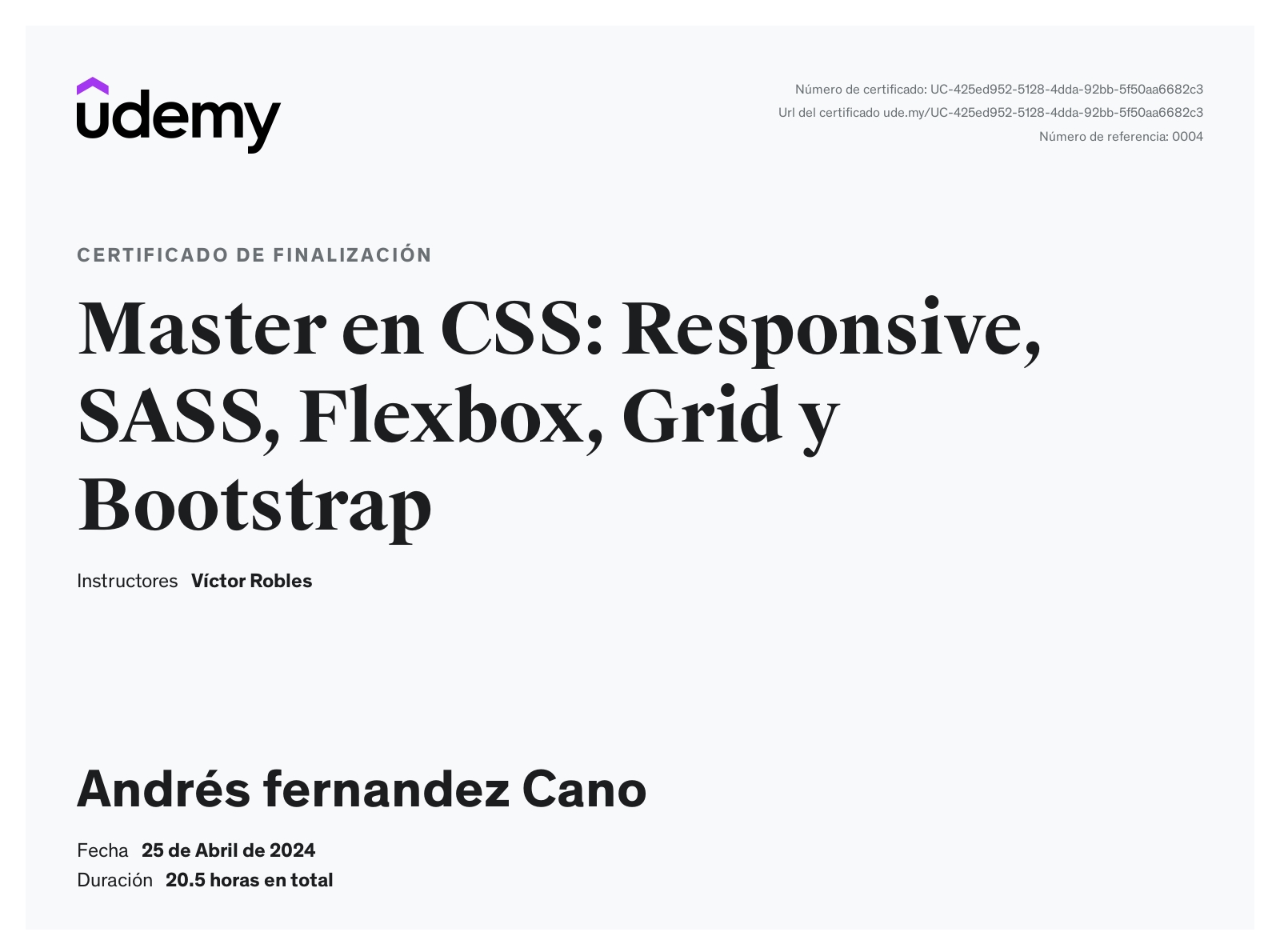 Imagen del Certificado